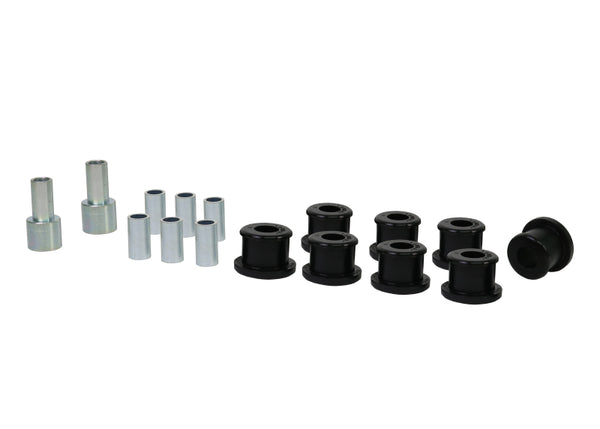 Whiteline Plus 10/89-8/94 Mazda 323 BG Astina / Familia Rear Inner & Outer Control Arm Bushing Kit - Bull Strap