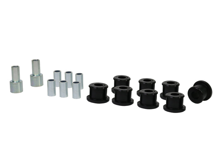Whiteline Plus 10/89-8/94 Mazda 323 BG Astina / Familia Rear Inner & Outer Control Arm Bushing Kit - Bull Strap