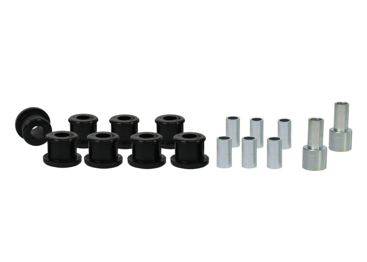 Whiteline Plus 10/89-8/94 Mazda 323 BG Astina / Familia Rear Inner & Outer Control Arm Bushing Kit - Bull Strap