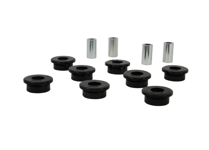 Whiteline Plus 11/00-05 Honda Civic / 95-05 CR-V Rear Control Arm - Lower Outer Bushing Kit - Bull Strap