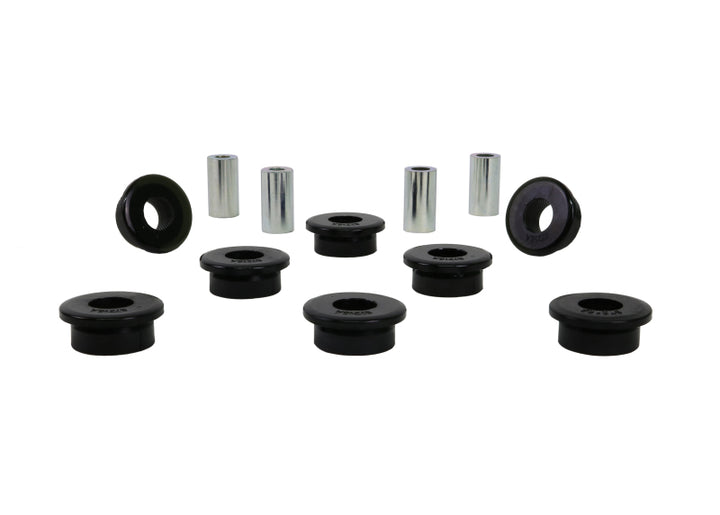 Whiteline Plus 11/00-05 Honda Civic / 95-05 CR-V Rear Control Arm - Lower Outer Bushing Kit - Bull Strap