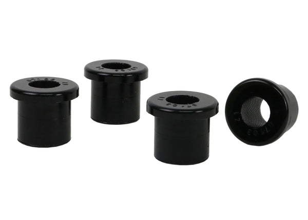 Whiteline Plus 12/05+ Nissan Frontier/XTerra Spring - Eye Rear Bushing - Bull Strap