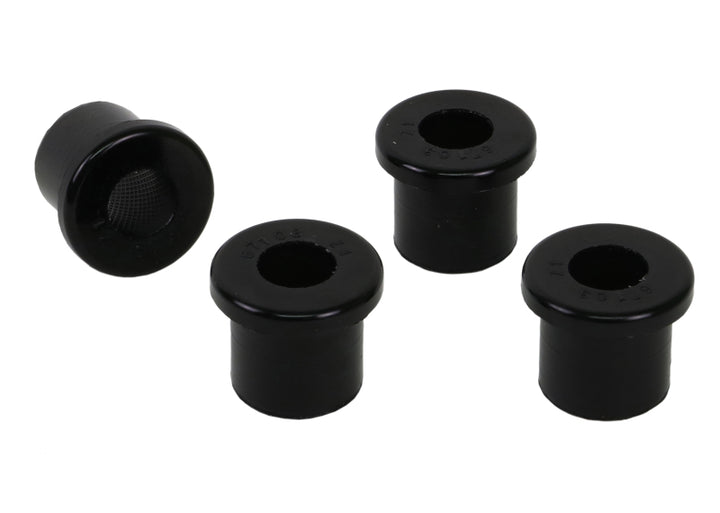 Whiteline Plus 12/05+ Nissan Frontier/XTerra Spring - Eye Rear Bushing - Bull Strap