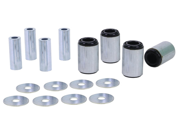 Whiteline Plus 12/05+ Nissan Pathfinder / XTerra Front Lower Inner Control Arm Bushing Kit - Bull Strap