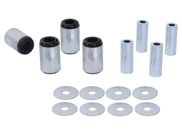 Whiteline Plus 12/05+ Nissan Pathfinder / XTerra Front Lower Inner Control Arm Bushing Kit - Bull Strap