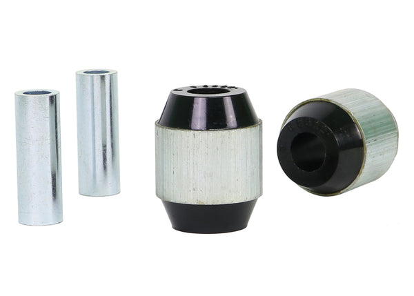 Whiteline Plus 4/91-5/01 BMW 3 Series E36 / 10-/01-3/05 E46 Rear Upper Outer Control Arm Bushing Kit - Bull Strap