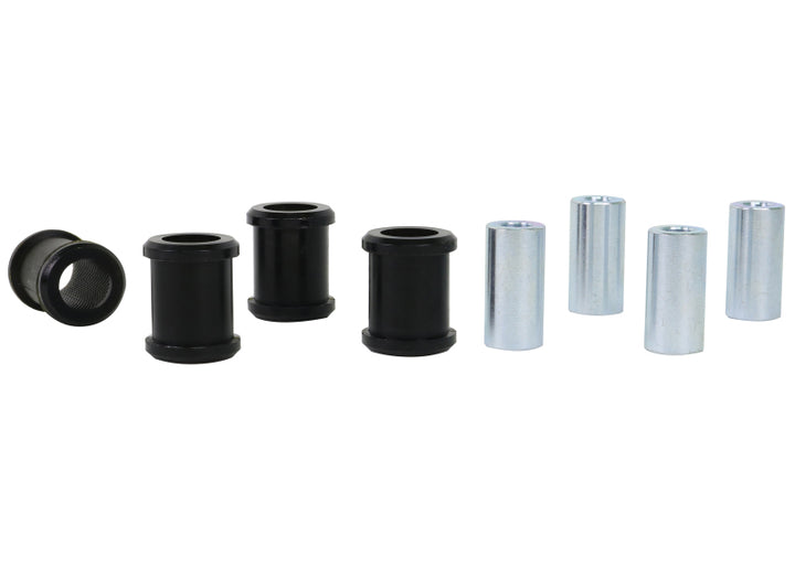 Whiteline Plus 7/03-11 Mazda RX8, 05+ Mazda Miata Rear Trailing Arm - Lower Bushing Kit - Bull Strap