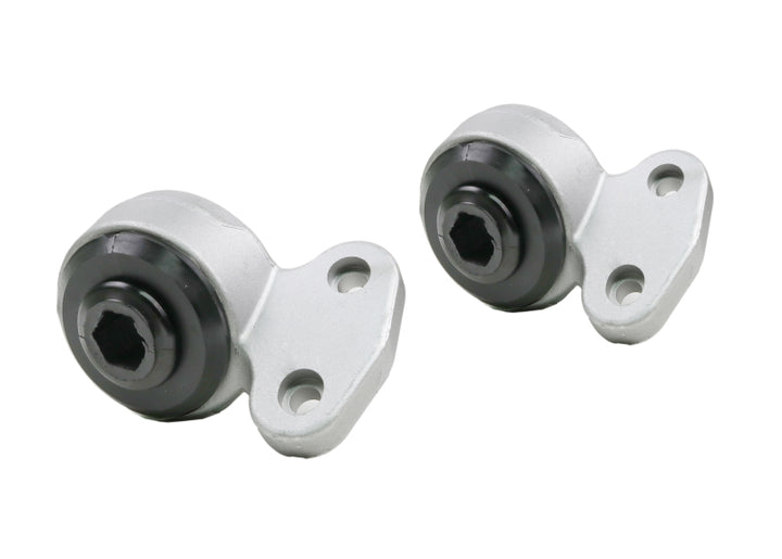 Whiteline Plus 99-06 BMW E46 NonM, 03-05 BMW Z4 NonM Front Control Arm Lower Inner Rear Bushing Set - Bull Strap