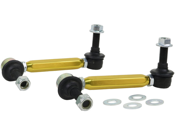 Whiteline Universal Sway Bar - Link Assembly Heavy Duty 150mm-175mm Adjustable Steel Ball - Bull Strap