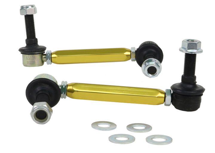 Whiteline Universal Sway Bar - Link Assembly Heavy Duty 150mm-175mm Adjustable Steel Ball - Bull Strap