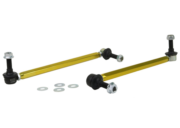 Whiteline Universal Sway Bar - Link Assembly Heavy Duty 310mm-335mm Adjustable Steel Ball - Bull Strap