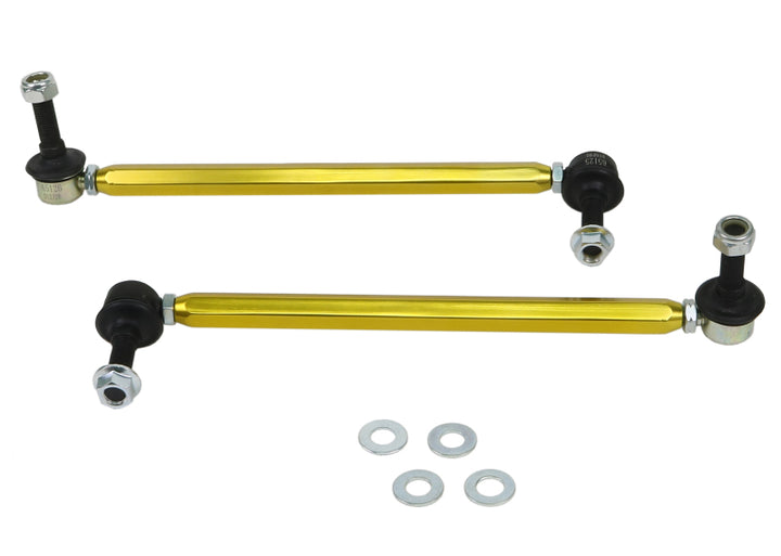 Whiteline Universal Sway Bar - Link Assembly Heavy Duty 310mm-335mm Adjustable Steel Ball - Bull Strap