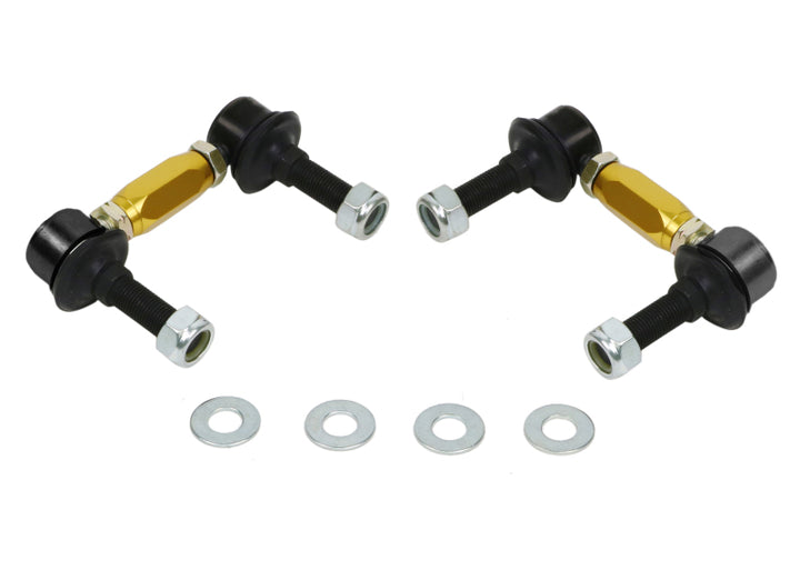 Whiteline Universal Sway Bar Link Assembly Heavy Duty Adjustable Ball/Ball Style - Bull Strap