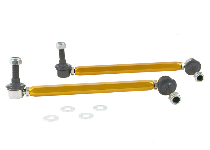 Whiteline Universal Sway Bar - Link Assembly Heavy Duty Adjustable Steel Ball - Bull Strap