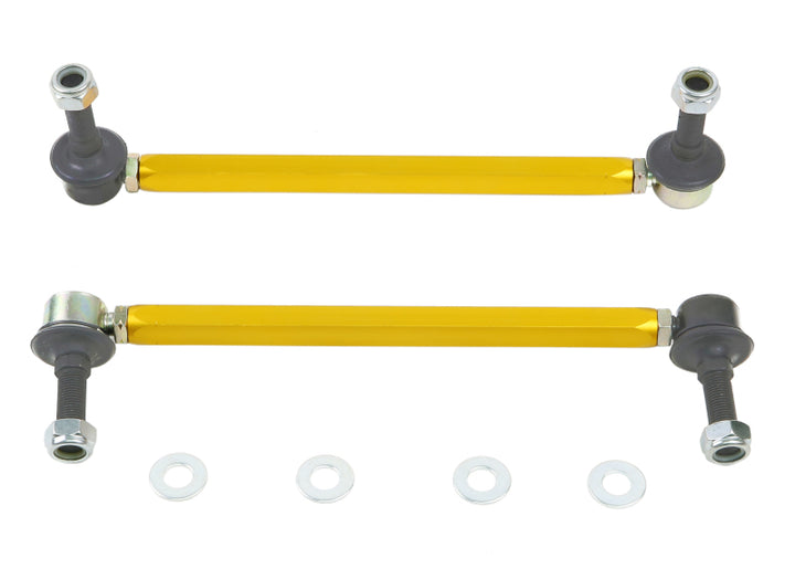 Whiteline Universal Sway Bar - Link Assembly Heavy Duty Adjustable Steel Ball - Bull Strap