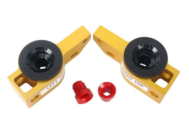 Whiteline VAG MK4/MK5 Front Lower control arm anti-dive caster kit - Bull Strap