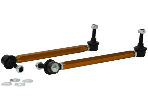 Whiteline10/01-05 BMW 3 Series Sway Bar Link Assembly - Front - Bull Strap