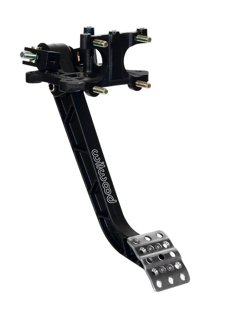 Wilwood Adjustable Brake Pedal - Dual MC - Rev. Swing Mount - 6.25:1 - Bull Strap
