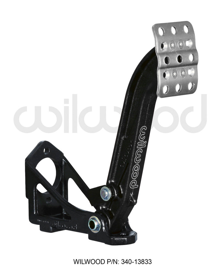 Wilwood Adjustable Single Pedal - Floor Mount - 6:1 - Bull Strap