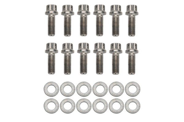 Wilwood Bolt Kit - Hat/Rotor 1/4-28x.75 12 Pt Stainless - Bull Strap