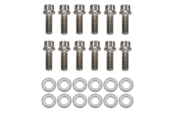 Wilwood Bolt Kit - Hat/Rotor 1/4-28x.75 12 Pt Stainless - Bull Strap