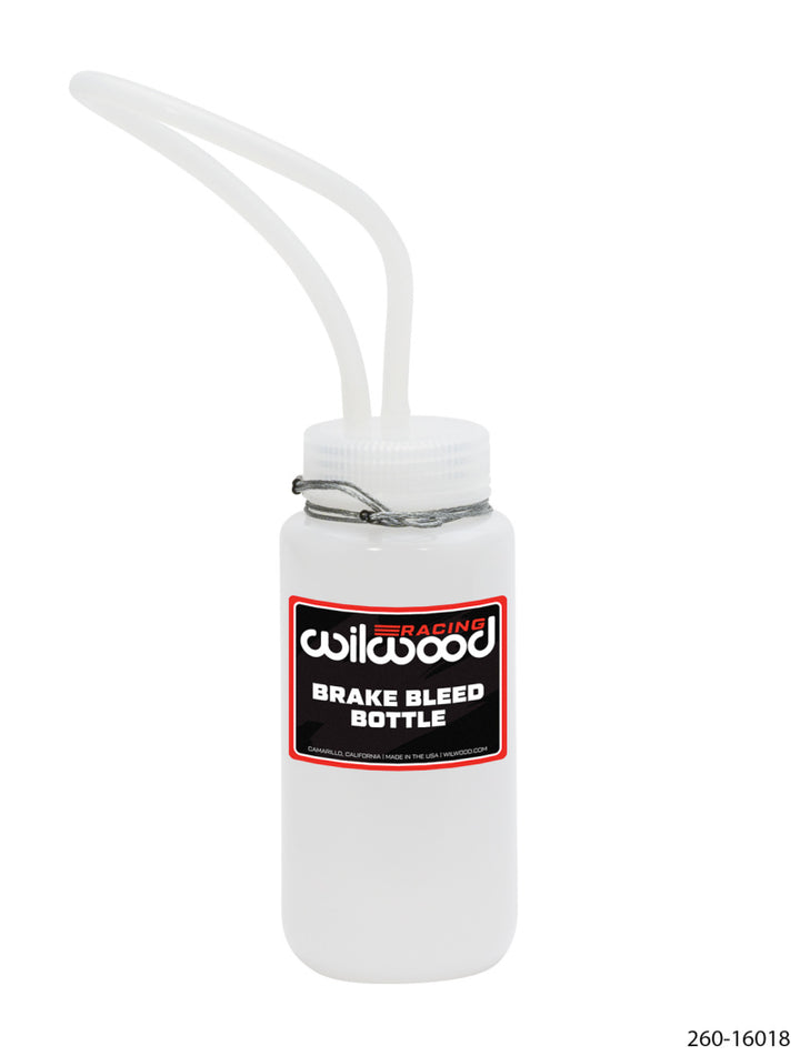 Wilwood Brake Bleed Bottle w/ Tubing - Bull Strap