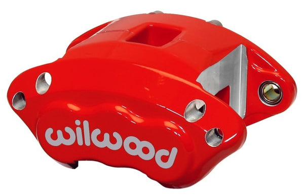Wilwood Caliper-D52-Red 1.62/1.62in Pistons 0.81in Disc - Bull Strap