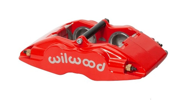 Wilwood Caliper - FSLI4 - Red 1.62in Piston 1.25in Rotor - Bull Strap