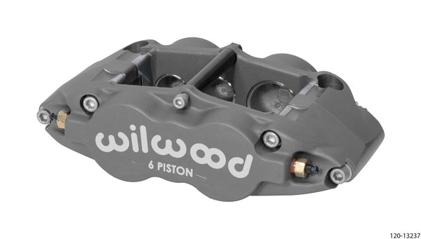 Wilwood Caliper-Forged Superlite 6R-R/H 1.62/1.12/1.12in Pistons 0.81in Disc - Bull Strap