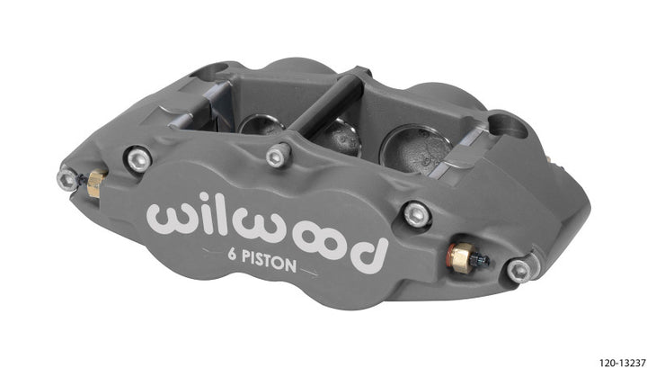 Wilwood Caliper-Forged Superlite 6R-R/H 1.62/1.12/1.12in Pistons 0.81in Disc - Bull Strap