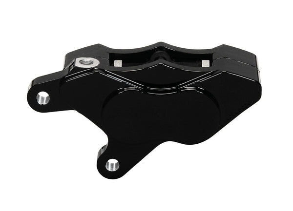 Wilwood Caliper-GP310 Black Front L/H 2000-07 1.25in Pistons .25in Disc - Bull Strap