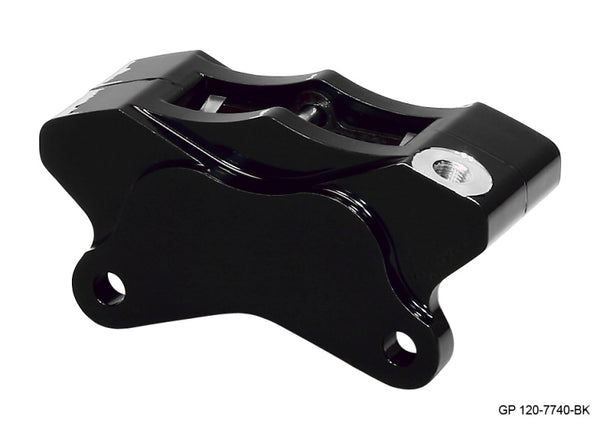 Wilwood Caliper-GP310 Black Rear 1.25in Pistons .25in Disc - Bull Strap