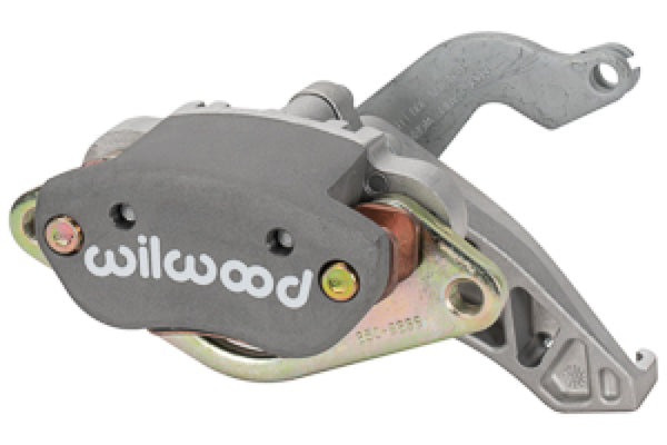 Wilwood Caliper-MC4 Mechanical-R/H Grey w/ Logo 1.11in Piston .39in Disc - Bull Strap
