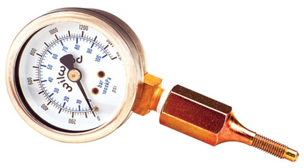 Wilwood Caliper Pressure Gauge - 1500 PSI - Bull Strap