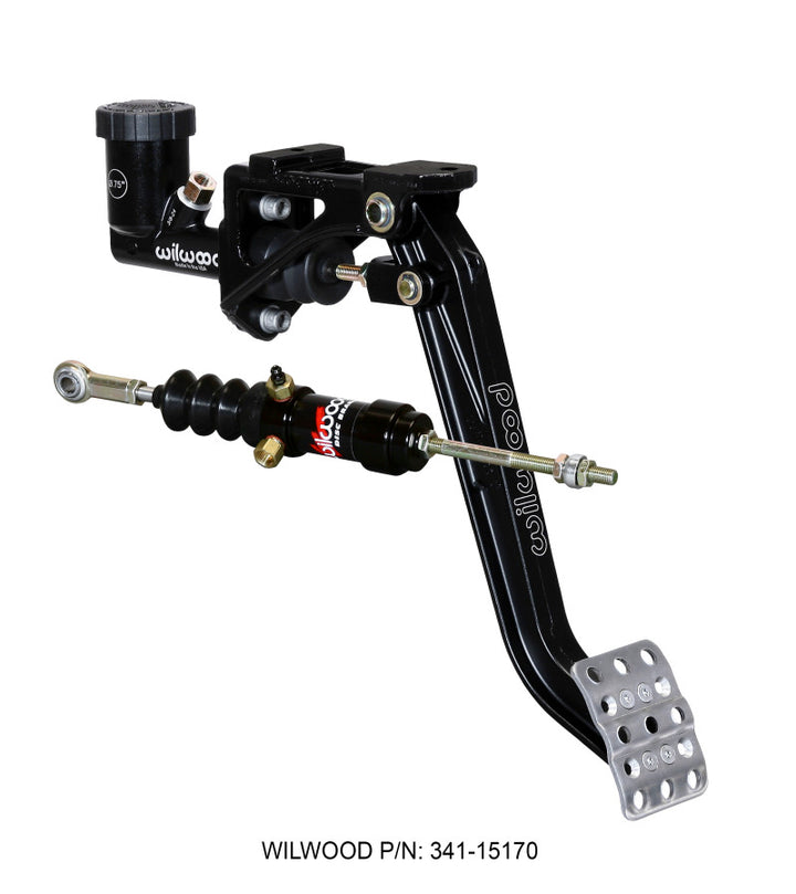 Wilwood Clutch Kit - Forged Adj. Pedal / MC / Slave - Swing Mount - 7:1 - Bull Strap