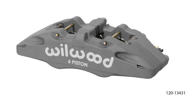 Wilwood DynaPro DP6 Lug Mount Anodized Alum. Caliper 1.62in/1.38in/1.38in Piston .38in Rotor - Left - Bull Strap