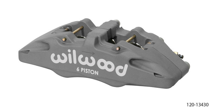 Wilwood DynaPro DP6 Lug Mount Anodized Alum. Caliper 1.62in/1.38in/1.38in Piston .38in Rotor - Right - Bull Strap