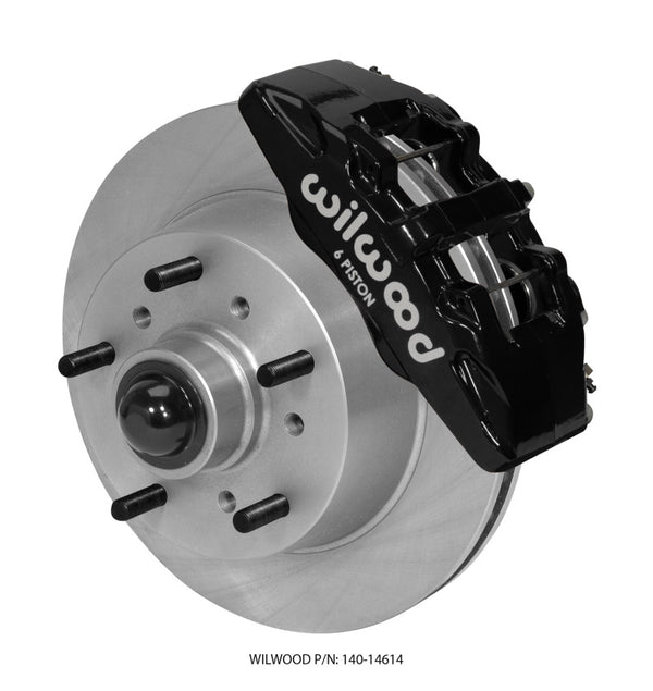 Wilwood Dynapro 6 Front Kit 11.75 Rotor Black 68-72 Ford F100 - Bull Strap