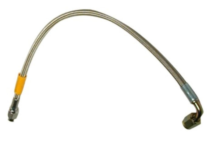 Wilwood Flexline Brake Line 18in OAL -3AN to -3AN Female 90 Degree - Bull Strap