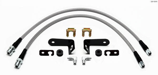 Wilwood Flexline Kit Honda CRZ 2011-up Front - Bull Strap