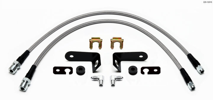 Wilwood Flexline Kit Honda CRZ 2011-up Front - Bull Strap