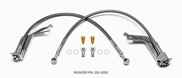 Wilwood Flexline Kit Rear 99-04 Ford Mustang GT - Bull Strap