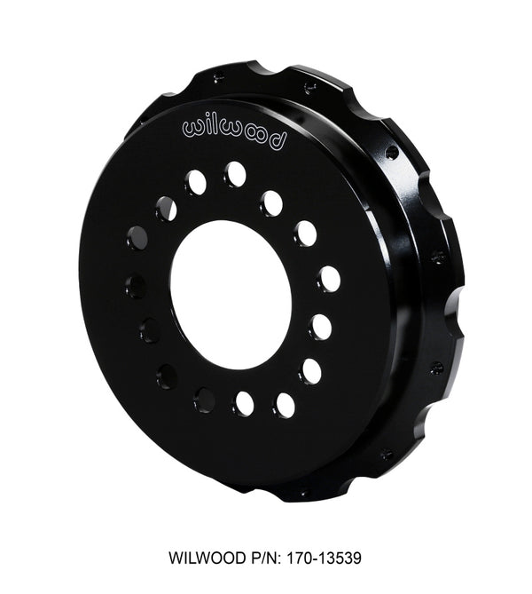 Wilwood Hat-Park Brake 1.54in Offset - Aluminum Multi-5 Lug - 12 on 8.75in - Bull Strap