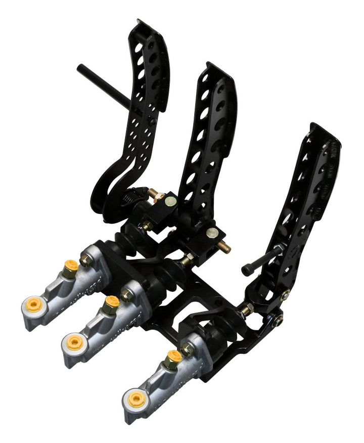 Wilwood Pedal Assembly Floor Mount-Brake Clutch & Throttle - Bull Strap