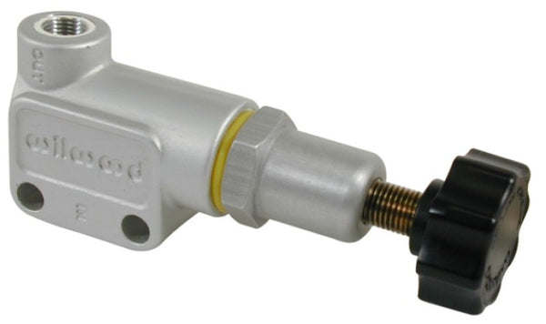 Wilwood Proportioning Valve - Knob Adjust M10x1 BBF Inlet & Outlet - Bull Strap