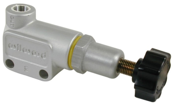 Wilwood Proportioning Valve - Knob Adjust M10x1 BBF Inlet & Outlet - Bull Strap