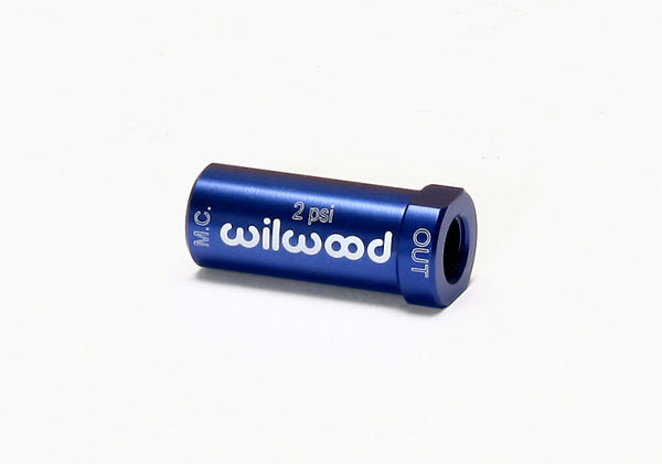 Wilwood Residual Pressure Valve - New Style - 2# / Blue - Bull Strap