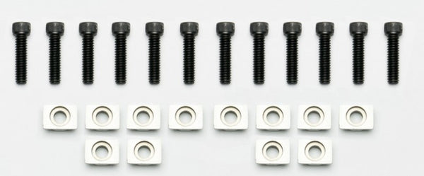 Wilwood Rotor Bolt Kit - Dynamic Front 12 Bolt with T-Nuts - Bull Strap