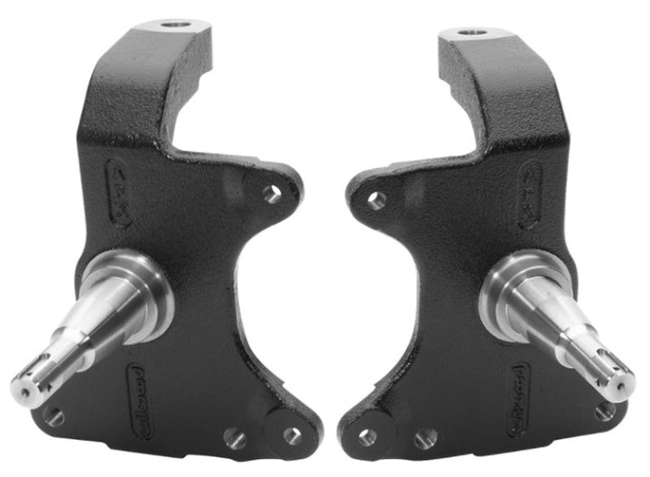Wilwood Spindle Kit Pair 64-74 GM AFX body 2.00in Drop - Bull Strap