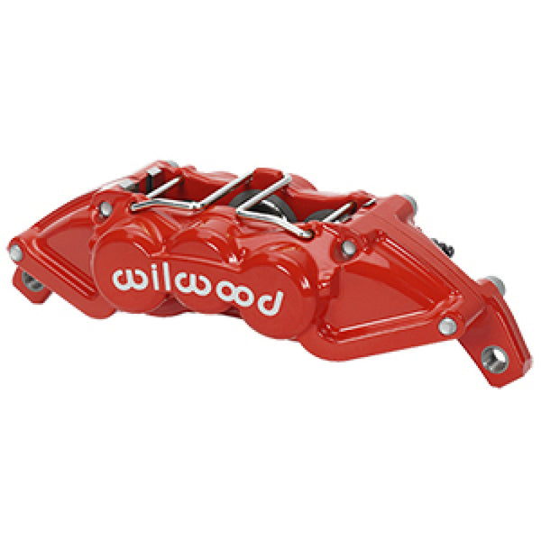 Wilwood Universal UTV6 Caliper 1.12 0.25 Rotor - Red - Bull Strap